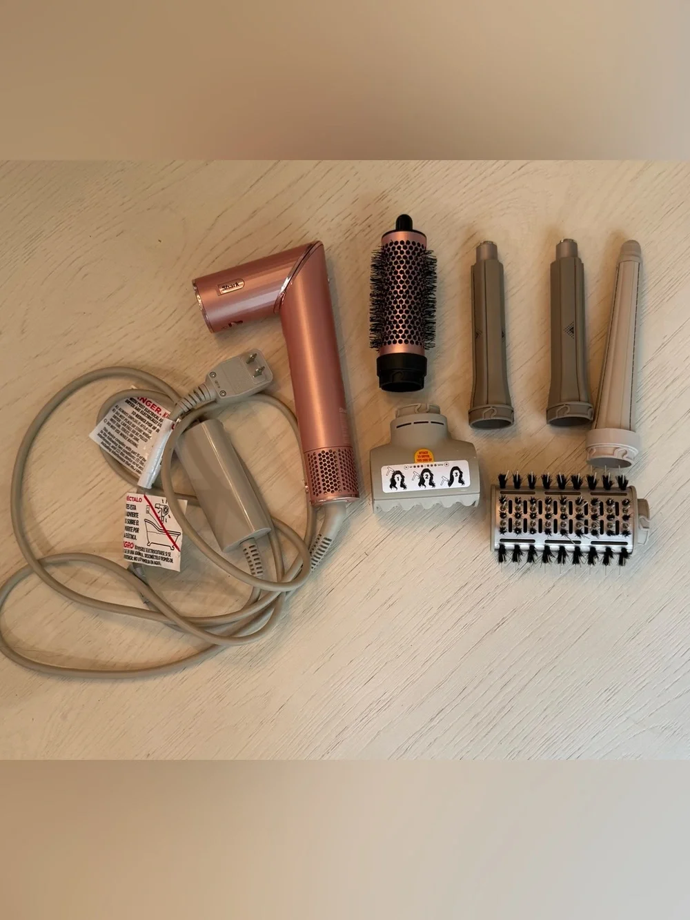 Shark FlexStyle Air Styling & Drying System Complete Rose Gold w/ 6 Attachments